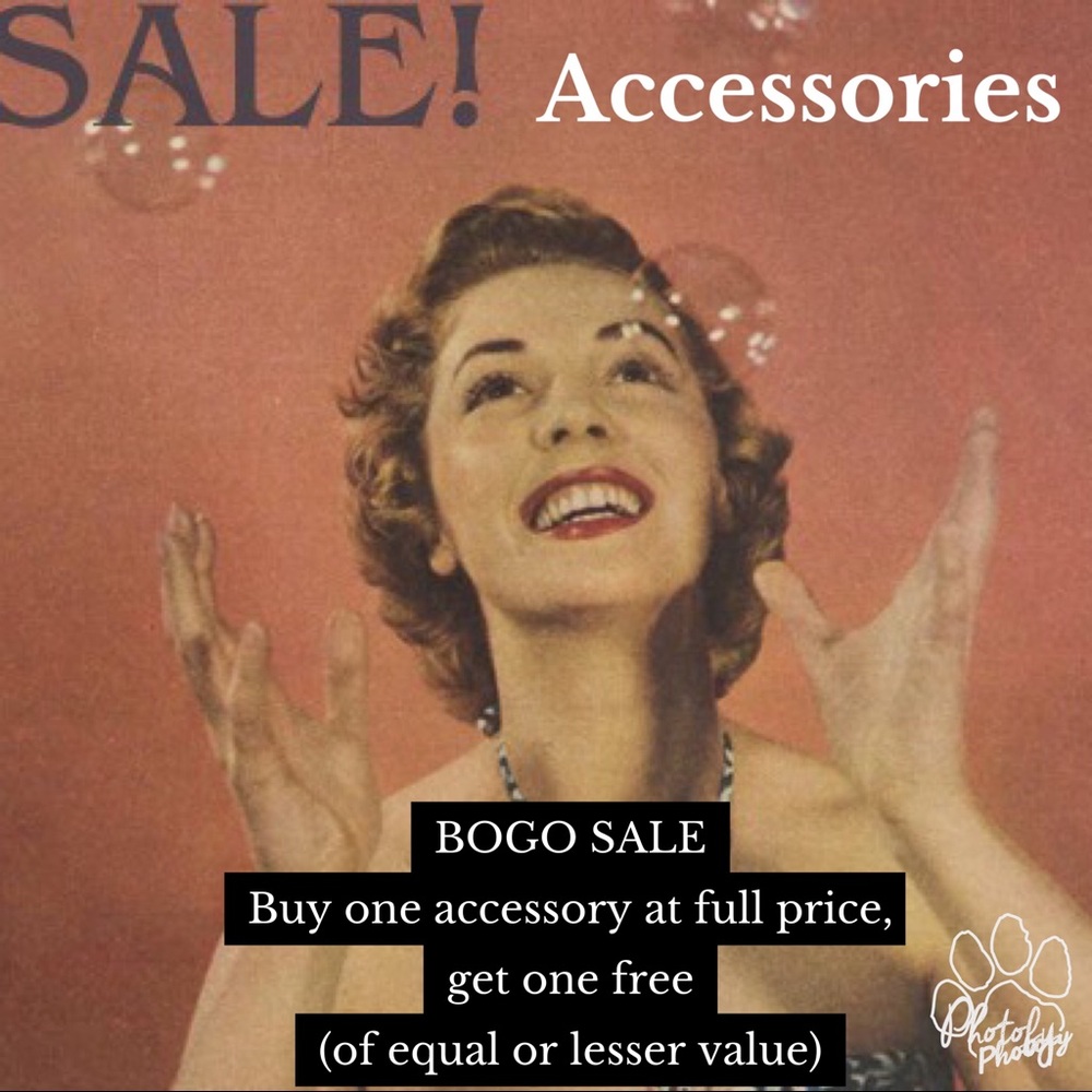 {BOGO ACCESSORIES SALE} Buy one get one FREE